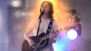 Gracie Abrams is seen performing in concert at The Today Show Concert Series at Rockefeller Center on June 28, 2024 in New York City.