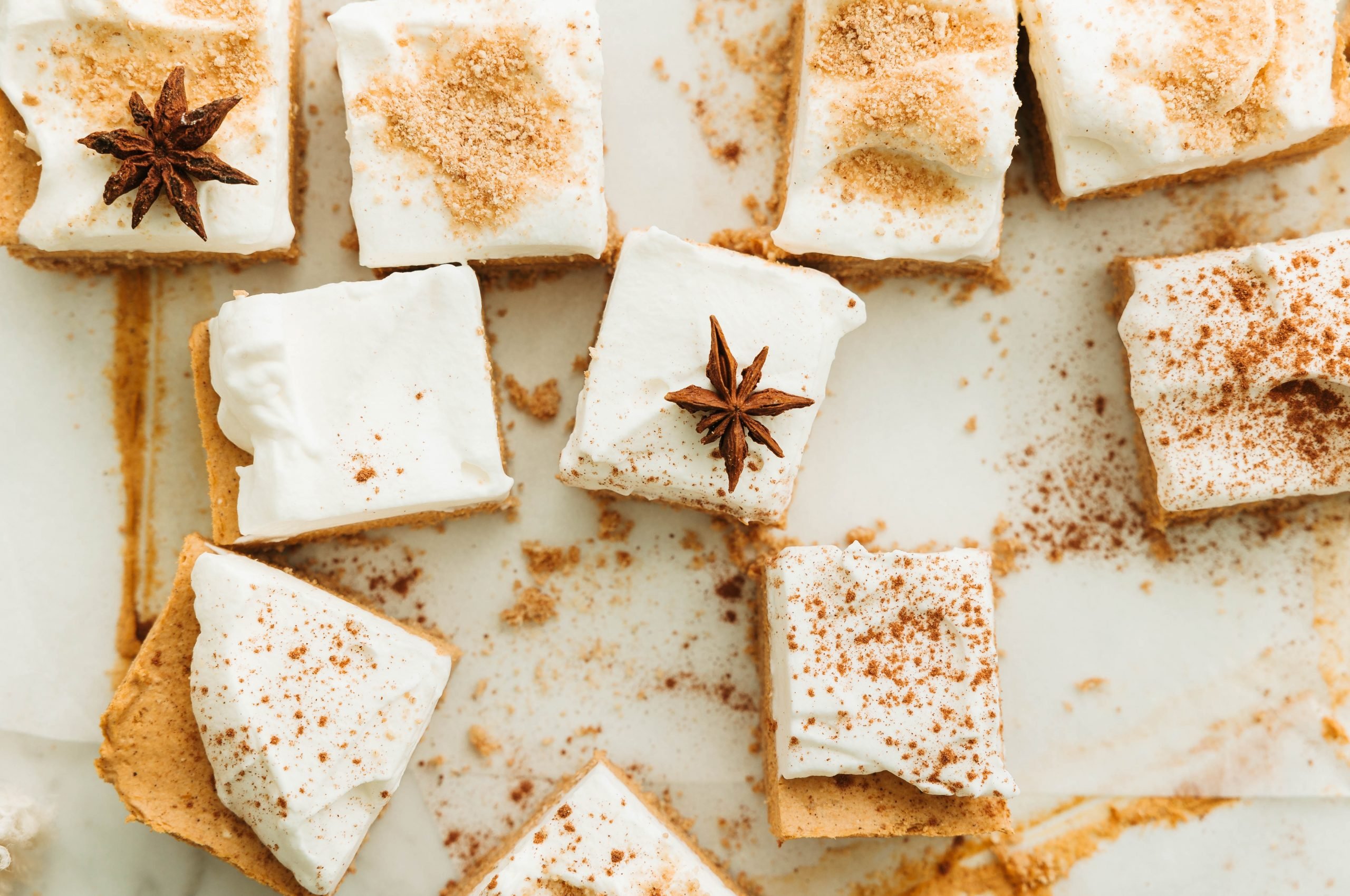 no-bake pumpkin pie bars