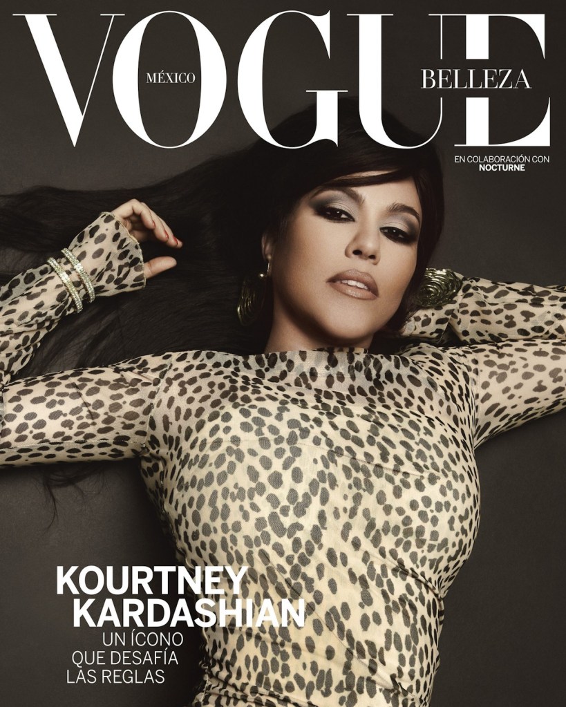 Vogue Mexico Beauty December 2024 : Kourtney Kardashian by Jacques Burga