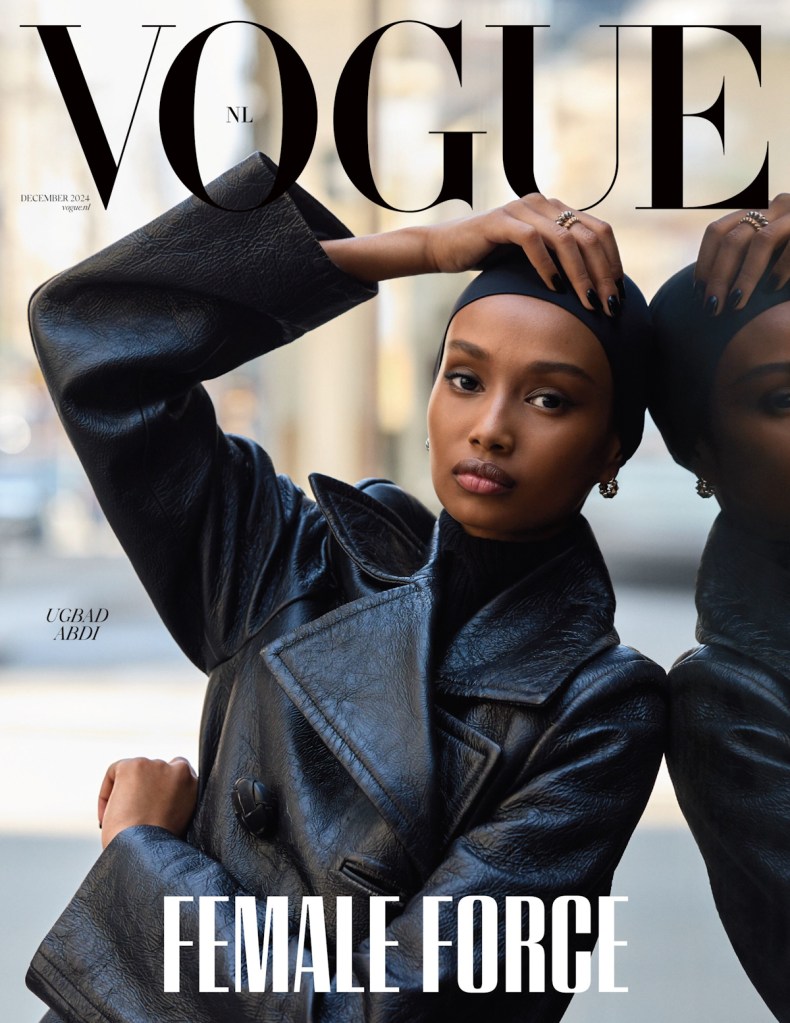 Vogue Netherlands December 2024 : Ugbad Abdi by Wikkie Hermkens 