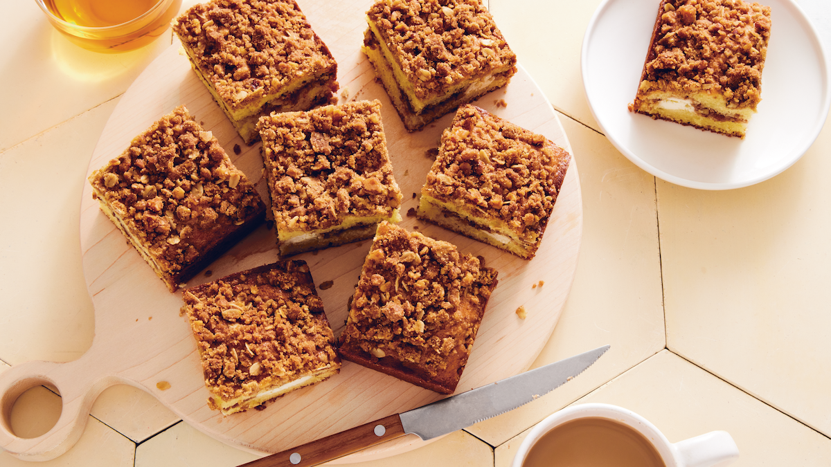 walnut cream cheese coffee cake