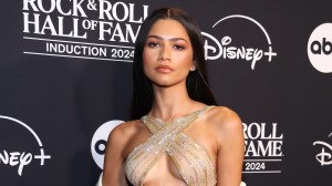 Zendaya attends the 2024 Rock & Roll Hall Of Fame Induction Ceremony streaming on Disney+ at Rocket Mortgage Fieldhouse on October 19, 2024 in Cleveland, Ohio.