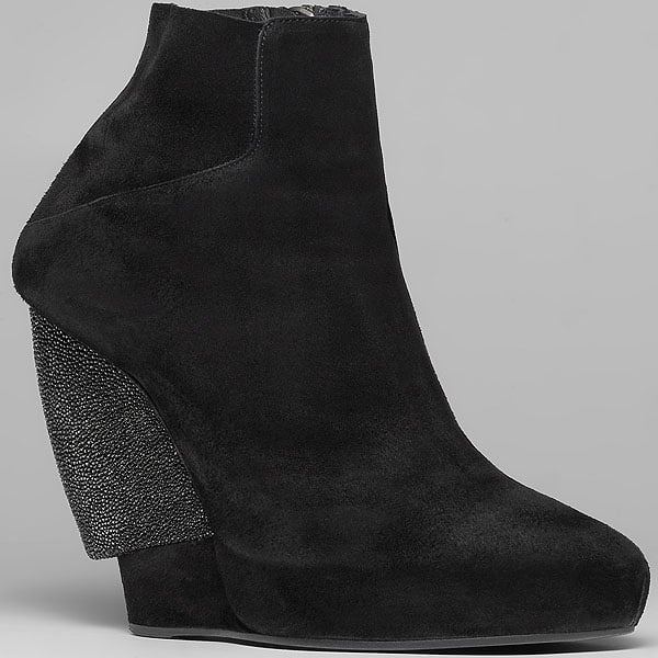 Helmut Lang stingray wedge bootie