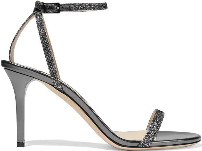 Jimmy Choo "Minny" Sandals Metallic