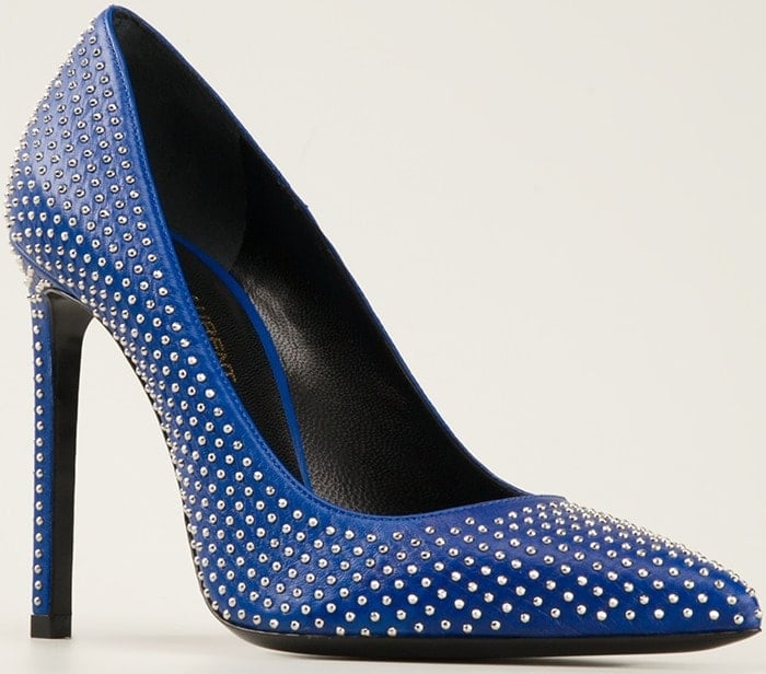 Saint Laurent Blue Paris Pumps