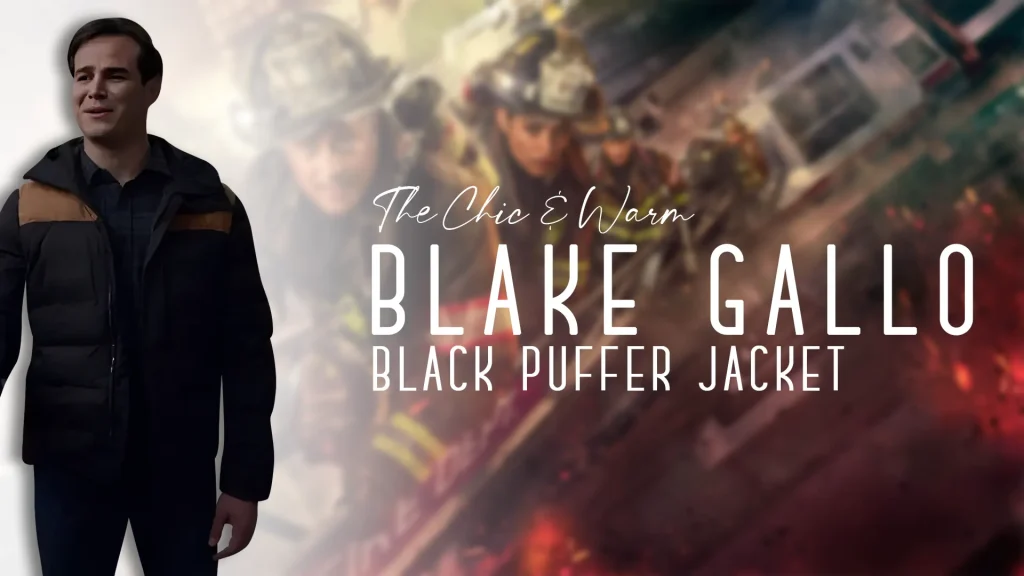 Blake Gallo Black Puffer Jacket