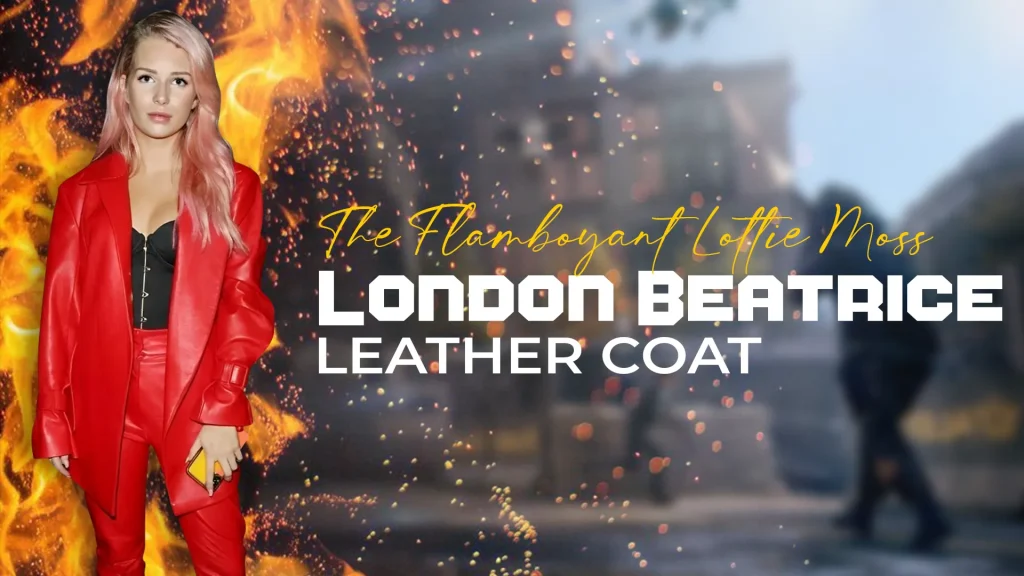 Lottie Moss Leather Coat