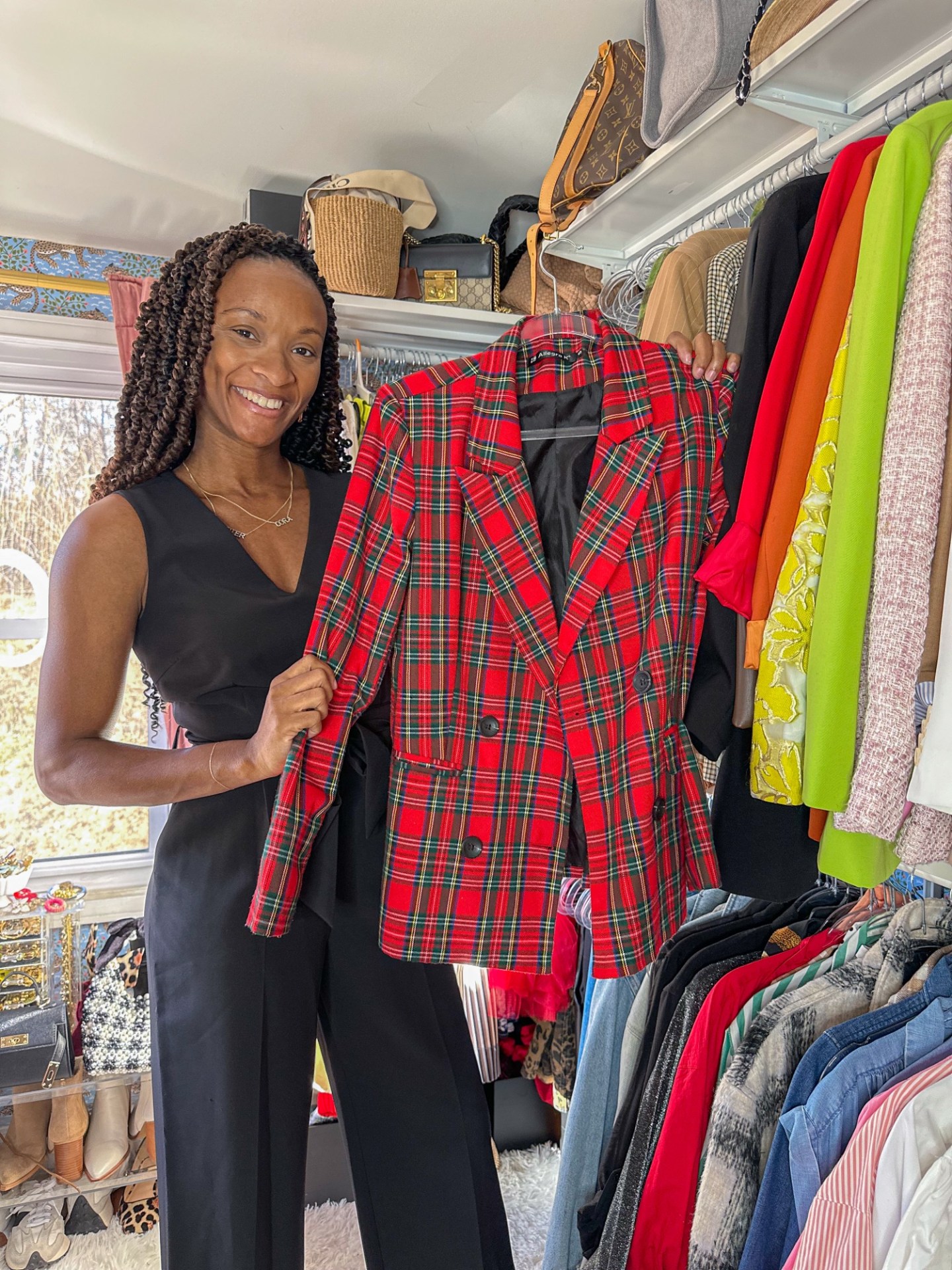 How To Restyle A Plaid Blazer