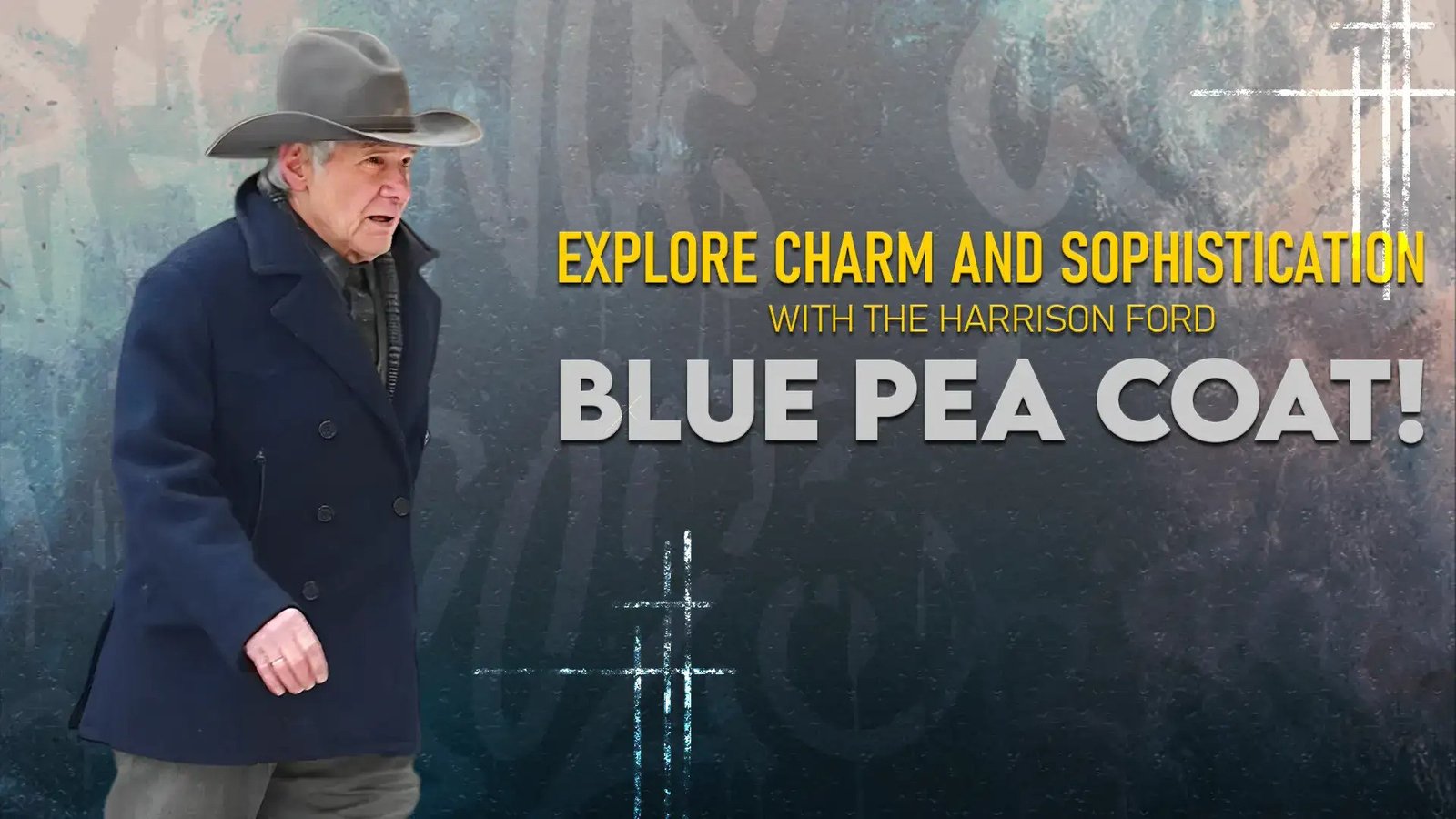 Harrison Ford Blue Pea Coat