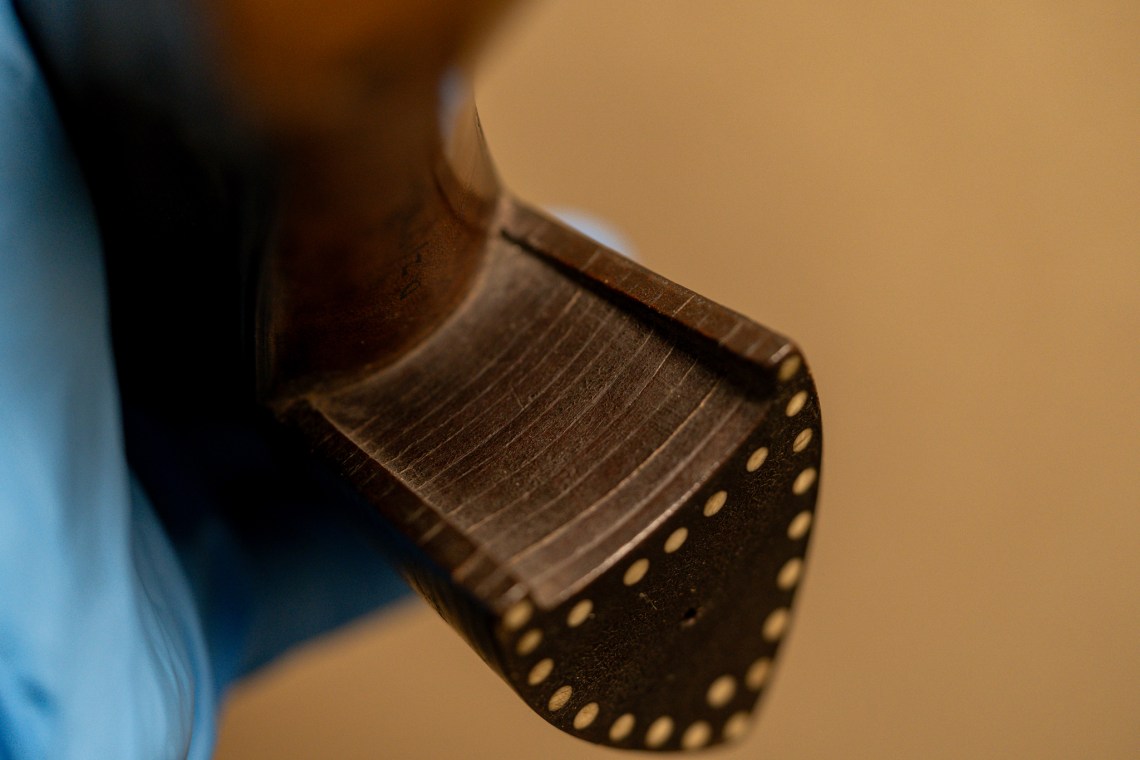 View of the breast of the heel.
