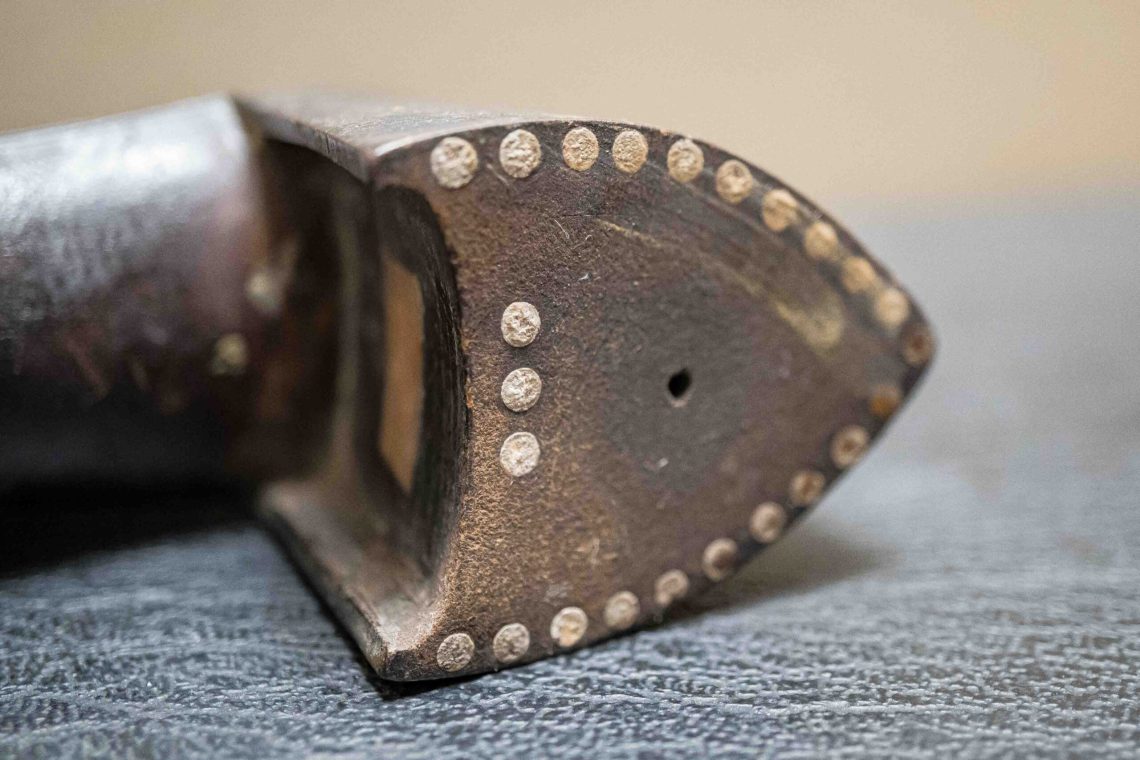 This is to secure the shank inside the shoe.